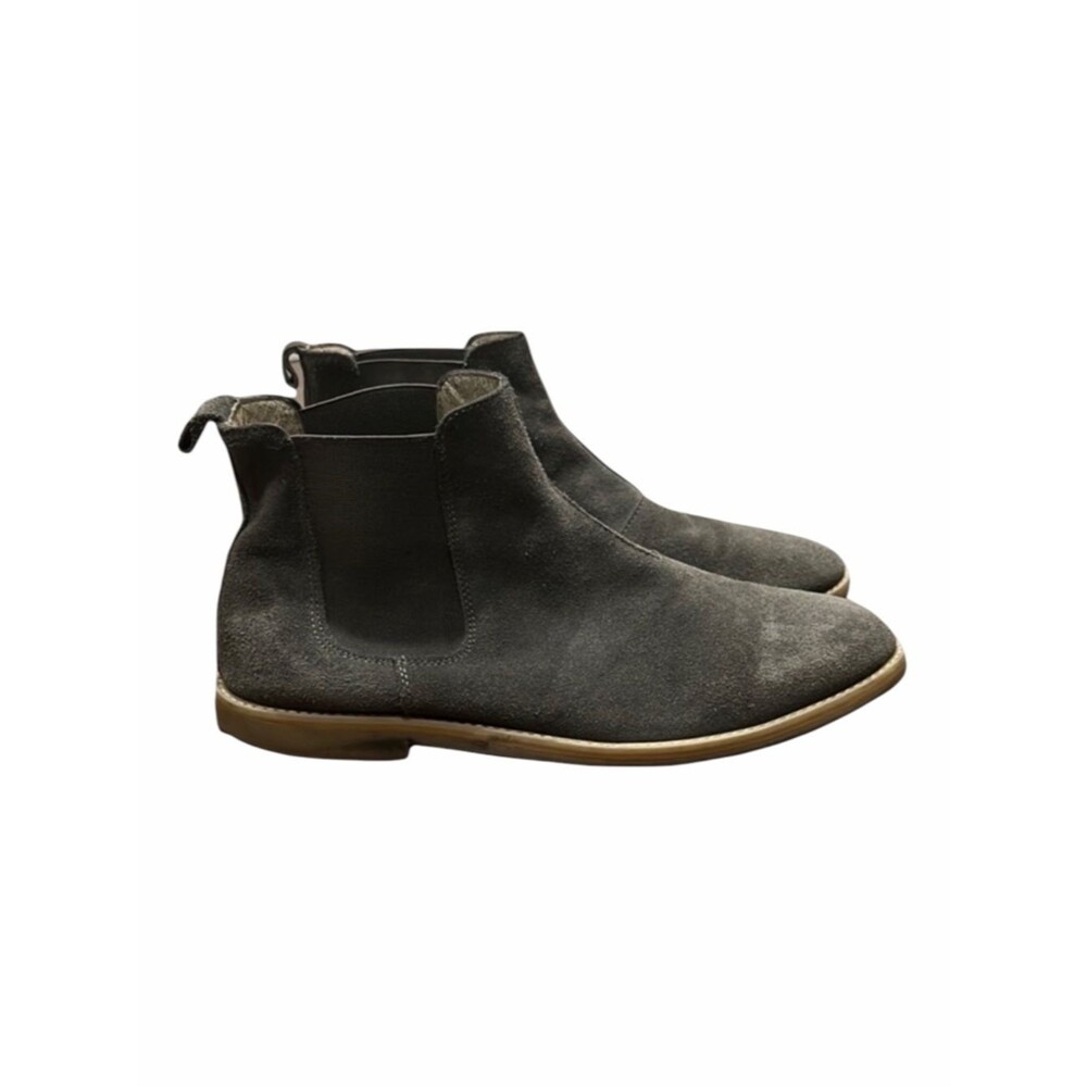 Steve Madden Gray Suede Ranch Boots Size 11